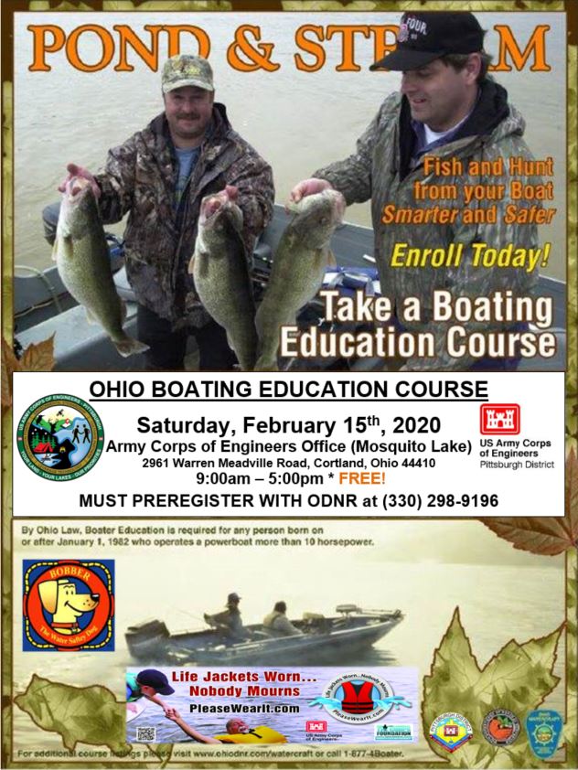 Ohio Boating Education Course The Cortland Conservation Club